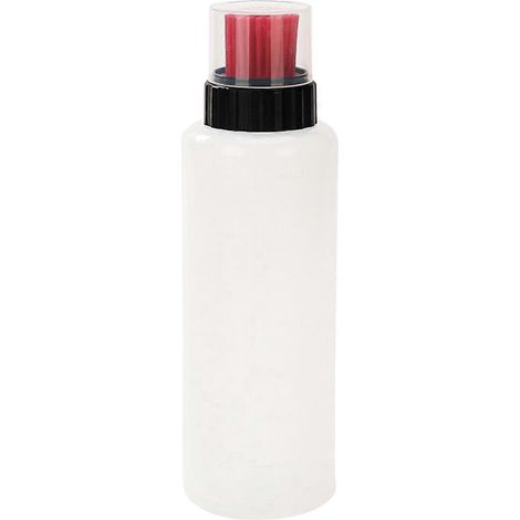 Bouteille distributrice d'huile, flacons à condiments étanches pour le camping et les activités de plein air, flacon souple pour la cuisine et la maison, distributeur de sauce et de moutarde-Red 350ml