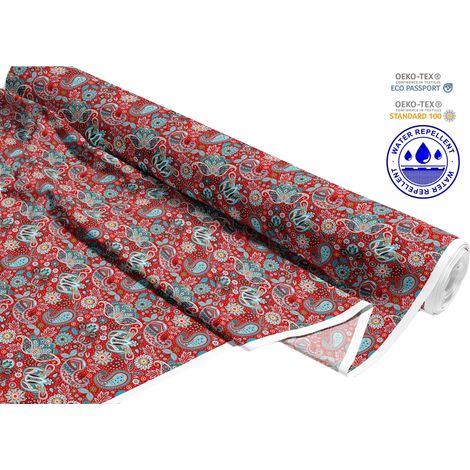 TESSUTI DECORATIVI PER ESTERNI OXFORD - motivo folcloristico 2 I DR159 (1/5)