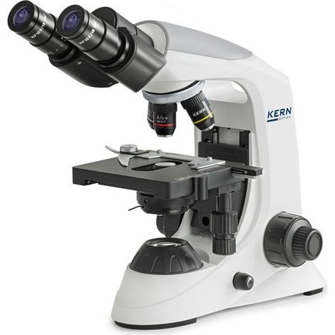 Kern - Microscope à lumière transmise OBE-12, binoculaire HWF 10x/Ø 18 mm achromatique 4x/10x/40x - OBE 122 (1/4)