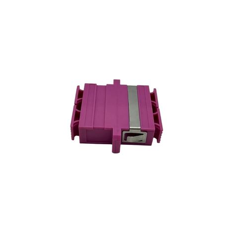 Adaptador Lanview LVO-SC-CON-OM4 Duplex SC/UPC OM4 color púrpura (1/2)