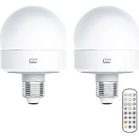 Filiyano – Lampe rechargeable USB Hot 2025 avec télécommande, minuterie, intensité réglable, installation facile, fonctionne sur piles E27 L (1/5)