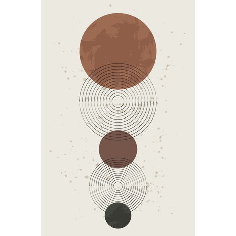 Papier peint panoramique - Boho - 260 cm x 400 cm (1/2)