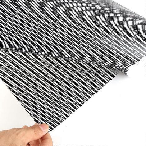Universelle Mesh-Folie für Autoscheinwerfer, Rücklichter, Nebelscheinwerfer und Bremslichter, PVC, schwarz (1/5)
