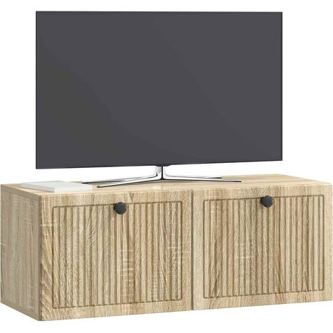 Maison Exclusive - Wandmontierter TV-Schrank Sonoma-Eiche 78,5 x