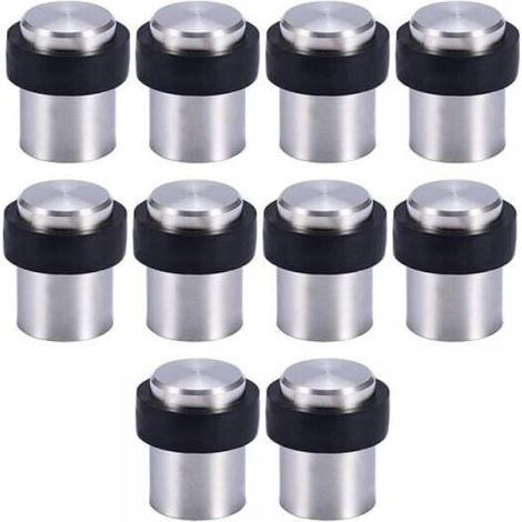 10 x 4,5 cm Edelstahl-Türstopper, Türstopper, Türblocker