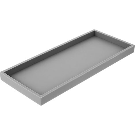 Plateau de Rangement en Silicone Polyvalent pour Salle de Bain Cuisine, Élégant et Facile à Entretenir, pour Clés, Bijoux et Accessoires'-'-