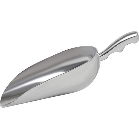 Cast Aluminum Utility Scoop - 24 oz. - Round Bottom, ice scoop For Multi-Purpose Use, With Finger Groove Handle (24 oz.) (1/5)