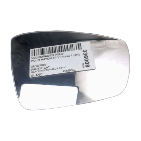 [PRODUIT D'OCCASION] Glace Retroviseur Exterieur D VOLKSWAGEN Polo V Phase 1 (6r) 2009-... ♻️ Ref Oe. 6r0857522f - Garantie à vie (1/3)