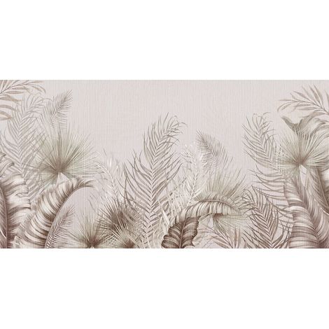 Papier peint panoramique - Feuilles Tropicales - 130 cm x 67 cm (1/2)