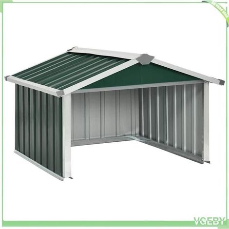 Abri pour robot tondeuse - FAFEICY - 150907 - Acier galvanisé - 92x97x63 cm - Vert (1/5)