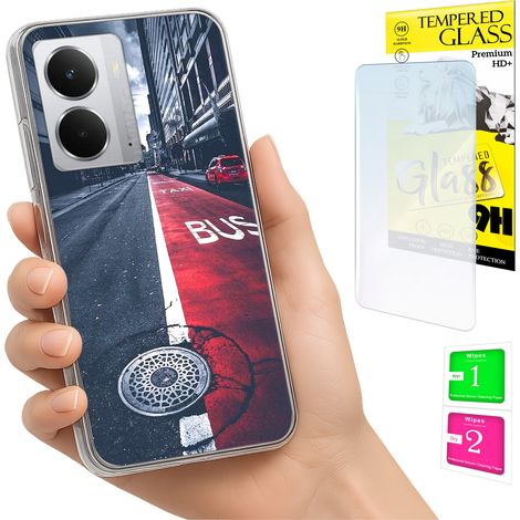 Schutzhülle für Realme 14 5G / 14T 5G: Fotoschutzhülle mit Rückseite und 9H-Glas (1/5)