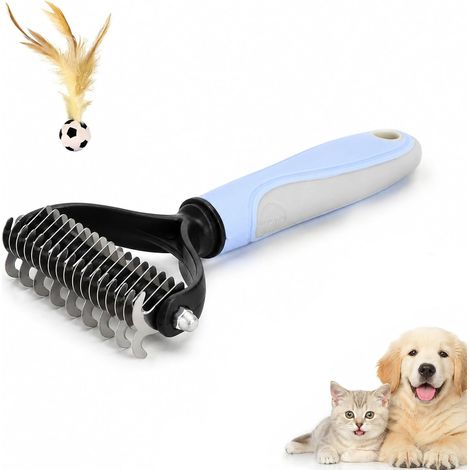 Brosse Chien Poil Long Double Face 17+9 Dents, Brosse Chat Poil Long (1/5)