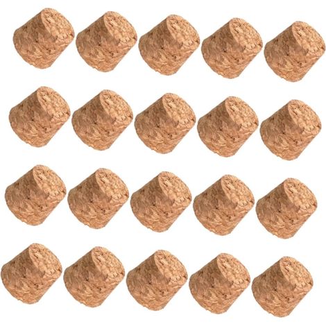 Lot de 100 bouchons liège, étanches pour bouteille et carafe (1/5)