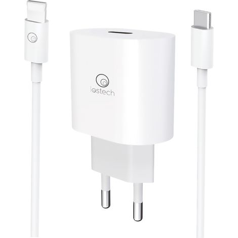 CARICABATTERIA DA MURO CON CAVO cavo tipo C  - LOSTECH