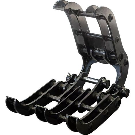 Mw Tools – Pince à bois / grappin 650 mm 200 kg pour mini-pelles – Capacité de charge élevée – MGAC10