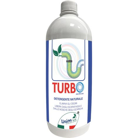 TURBO ACTIVE natürlicher Reiniger für Rohre und Abflüsse 1000 ml (1/2)