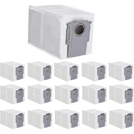 Lot de 16 sacs à poussière pour aspirateurs robots Q Robot, Qrevo MaxV, S8 Max Ultra et S8 MaxV Ultra - Pièces de rechange (1/5)