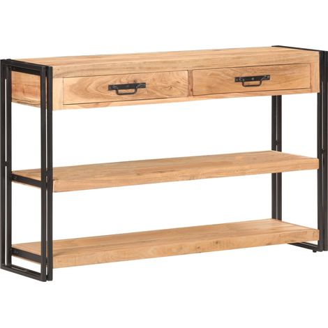 Sideboard 120x30x75 cm Akazie Massivholz