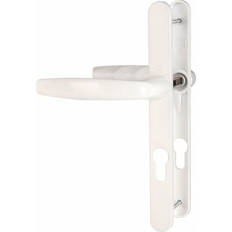 Lot de 2 poignées de porte de balcon, poignées de porte autocollantes, poignées d'armoire, poignées de porte de balcon, poignées de meubles extérieures en plastique, blanc