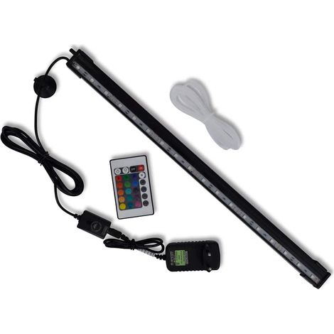 LED Aquarium-Leuchte Bubble Lampe RGB 48 cm