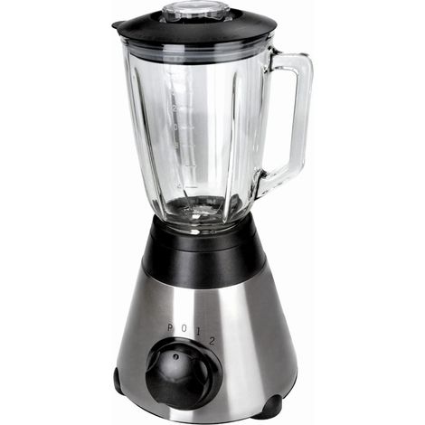 Fouet avec bidon en verre 500w 1,5 litres - gris