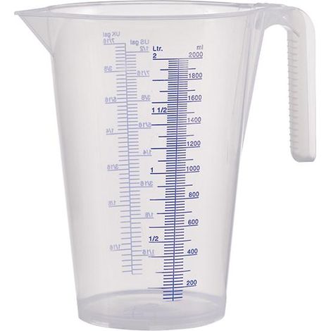PRESSOL Messbecher Polypropylen 1 l transparent (1/5)