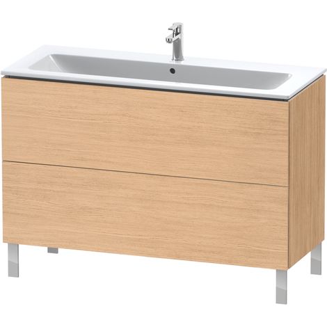 Duravit L-Cube mueble bajo lavabo, vertical, 2 extraíbles, (1/3)