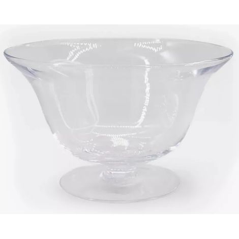 Duka-Glasschale auf Fuß, 23 cm Glas (1/2)