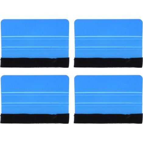10 Stück Auto-Vinyl-Schaber, kratzfest, professioneller Vinyl-Filzrakel für Vinylfolienverpackungen, Elektronikreparaturen, Blau (1/5)