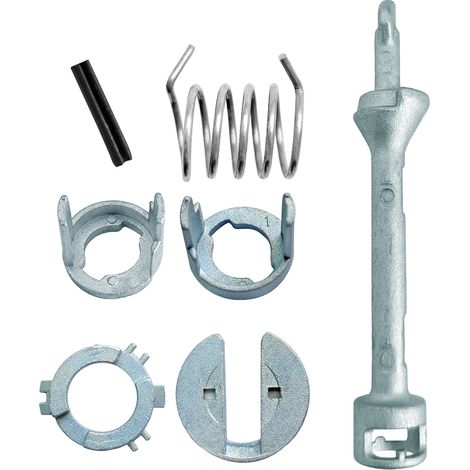 Repair kit for BMW X1 door handle control locks, car door lock cylinder parts (7-piece set). (1/4)