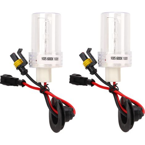 Ampoule de Phare LED, 100W 6000K 9005 HID Xenon Ampoule tanche Multiple Protection Phare Ampoule HID Xenon pour Voitures Motos (1/5)