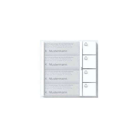 Siedle Tasten-Modul TM 612-4 DG dgr/gli (1/2)