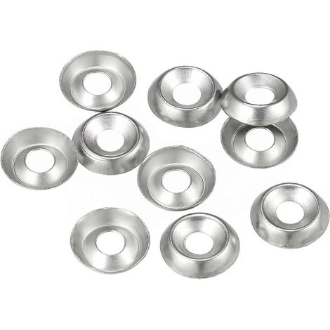 Rondelles cuvettes à tête fraisée n° 6 en acier inoxydable 304 pour vis et boulons (lot de 50) (1/4)