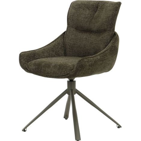 Polsterstuhl 56x64x88 Chenille grün JOLIE 01 (1/4)