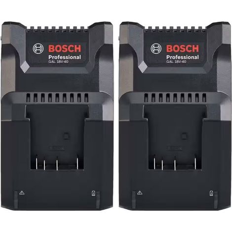 Bosch 18v Fast Battery Charger GAL18V40 - 24 Minute Charger GAL18V-40 Twin Pack (1/5)