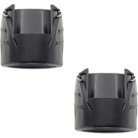 Lot de 2 coques de batterie M12 12V. boîtier arrière en plastique pour batterie lithium-ion Milwaukee M12 (base inférieure). (1/5)