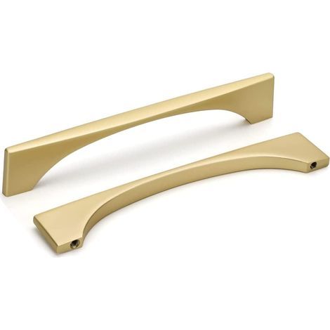 6pcs Poignee de Meuble Cuisine Or Poignée Porte Armoire Poigné Tiroire en T Bar poignée de porte Hole distance 192mm (1/5)
