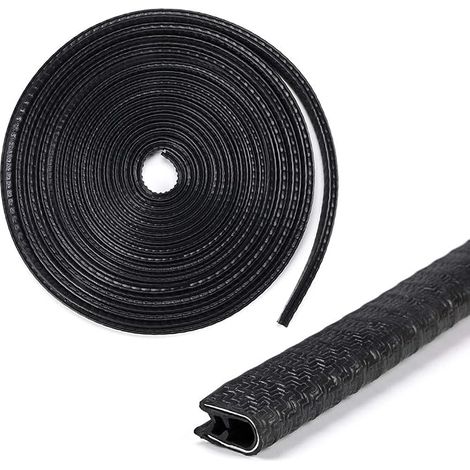 U-Shaped Rubber Trim Car Door Seal Guard Protector Edge Stripping Car Metal Edges Boat, Grip Range 1mm to 2.5mm (1/5)
