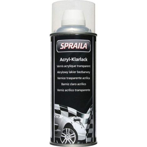 Vernis acrylique - AUTO K - SPRAILA - Transparent - 400ml - Séchage rapide