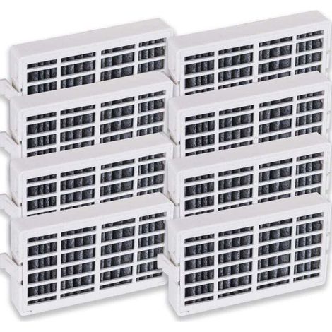 Ulisem, utilisé pour W10311524. Lot de 8 filtres à air de rechange pour réfrigérateurs Whirlpool et KitchenAid. Remplace AIR1, W10315189, W10335147. (1/4)