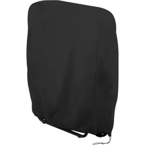 71x20/34x110cm,(Noir), avec sac de rangement,housse de chaise longue pliante en 1 parties, housse Oxford coupe-vent, résistante aux UV et imperméable, adaptée aux chaises de jardin pliantes (1/5)