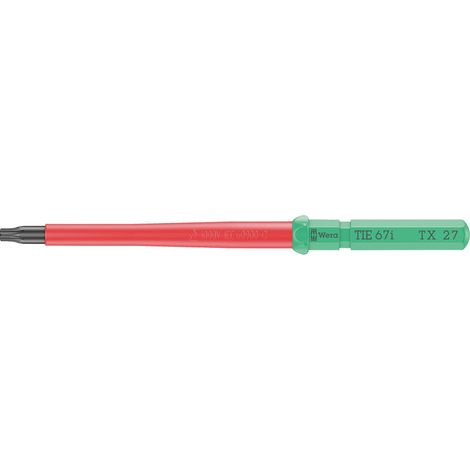 Wera Kraftform Kompakt VDE 67 i TX 27 x 157 mm TIE pour électricien TORX Lame interchangeable (1/5)