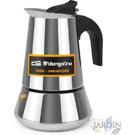 Suinga – Cafetière italienne 2 tasses en acier inoxydable – Compatible induction, gaz, électrique – Design ergonomique pour arôme optimal