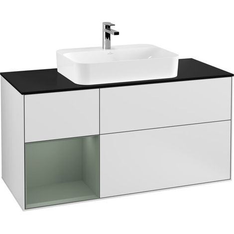 Villeroy & Boch F412GMMT meuble sous-lavabo Finion F41 (1/2)