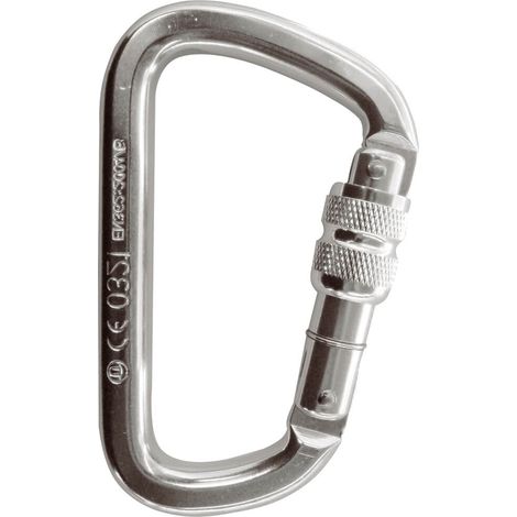 Mousqueton aluminium manuel à vis HMS