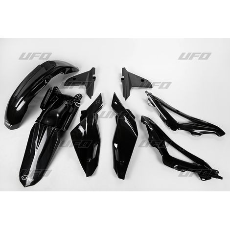 ENSEMBLE PLASTIQUE UFO HUSQVARNA TC 250/300/450 '09-'13 NOIR (HU610E001)