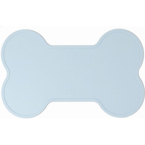 Tapis rafraîchissant en silicone lavable pour gamelle d'animal de compagnie - Bleu (1/5)