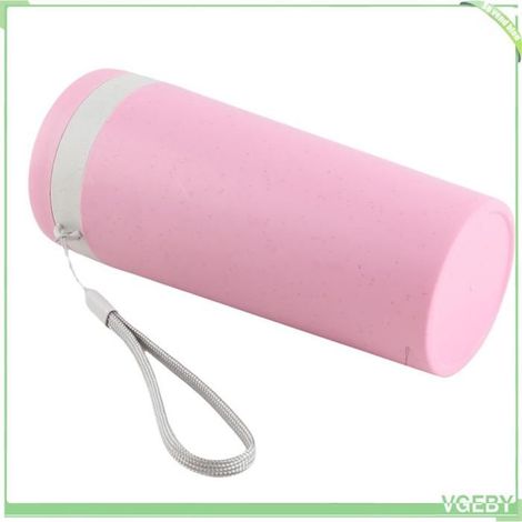 Tasse en paille de blé - FAFEICY - 16,5 x 7 x 6 cm - Double couche - Léger & portable - Lave-vaisselle/micro-ondes (1/5)