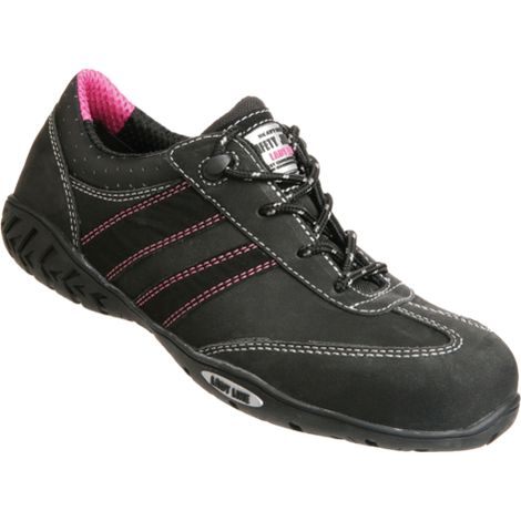 Chaussures de sécurité basses S3 sans métal CERES femme Safety Jogger - Couleur Noir/Rose - Pointure chaussures 39 (1/5)