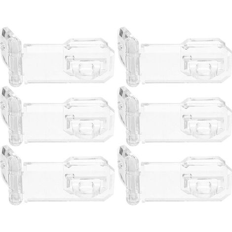 Loquets à charnière transparents en acrylique NUOBESTY pour (1/5)